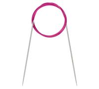 Coopay Rundstricknadeln 2,0mm, Stricknadeln Rundstricknadel 120cm aus Edelstahl mit Flexiblem Kabel, feste Metall-Rundstricknadel für Dicke & Feine Wolle Stricken Socken, Pullover, Handschuhe, Schal