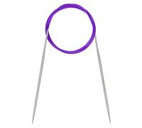 Coopay Rundstricknadeln 2,75mm, Stricknadeln Rundstricknadel 120cm aus Edelstahl mit Flexiblem Kabel, feste Metall-Rundstricknadel für Dicke & Feine Wolle Stricken Socken, Pullover, Handschuhe, Schal