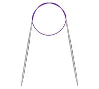 Coopay Rundstricknadeln 3,5mm, Stricknadeln Rundstricknadel 60cm aus Edelstahl mit Flexiblem Kabel, feste Metall-Rundstricknadel für Dicke & Feine Wolle Stricken Socken, Pullover, Handschuhe, Schal