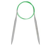 Coopay Rundstricknadeln 7,0mm, Stricknadeln Rundstricknadel 80cm aus Edelstahl mit Flexiblem Kabel, feste Metall-Rundstricknadel für Dicke & Feine Wolle Stricken Socken, Pullover, Handschuhe, Schal