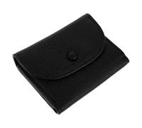 COOPHYA Schmale Herrengeldbörse aus Robustem Pu mit Schlankem Design und Münzfach Minimalistisches Portemonnaie für Shopping und Arbeit in Schwarz