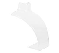 COOPHYA Schmuckständer Platzsparendes und Elegantes Schmuckdisplay 3 Stück aus Acryl Transparenter Halskettenhalter für Halsketten und Ohrringe für Schminktisch