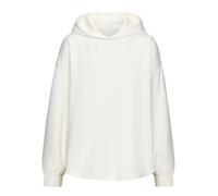 Kapuzenpullover COPENHAGEN STUDIOS, Damen, Gr. 32/34, weiß (wollweiß), Sweatware, Obermaterial: 54% Modal, 40% Polyester, 6% Elasthan, unifarben, casual, bequem hüftbedeckend, Langarm Bündchen, Pullov