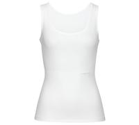 Achseltop COPENHAGEN STUDIOS "mit hochwertiger Logostickerei", Damen, Gr. L (40), N-Gr, weiß, Feinripp, Obermaterial: 96% Baumwolle, 4% Elasthan, bestickt, unifarben, feminin, bequem, tiefer Rundhals,