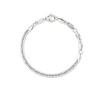 Edelstahlarmband COPENHAGEN STUDIOS "Schmuck Geschenk Edelstahl Armkette Unisex", edelstahlfarben, Armbänder, Damen, 22cm, Edelstahl, Edelstahlarmband (27391964-0) edelstahlfarben