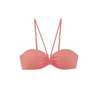 COPENHAGEN STUDIOS Bandeau-Bikini-Top Damen apricot Gr.38 Cup C/D