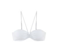 COPENHAGEN STUDIOS Bandeau-Bikini-Top Damen weiß Gr.40 Cup A/B