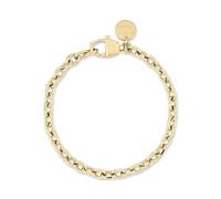 Copenhagen STUDIOS Basic Chunky Bracelet - gold - Armband aus poliertem Edelstahl mit 14K Vergoldung - Statement-Piece - verstellbare Größe - wasserfest & hautfreundlich