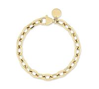 Edelstahlarmband COPENHAGEN STUDIOS "Schmuck Geschenk Edelstahl Armkette Basic Chunky", gelbgoldfarben, Armbänder, Damen, 22cm, Edelstahl, Edelstahlarmband (59776116-0) gelbgoldfarben