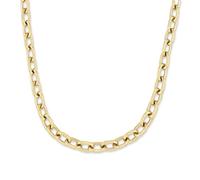 COPENHAGEN STUDIOS Basic Chunky Necklace - gold - Halskette aus poliertem Edelstahl mit 14K Vergoldung - Gliederkette verstellbar bis 50 cm - wasserfest & hautfreundlich