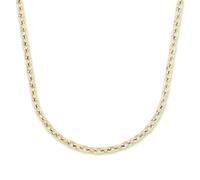 COPENHAGEN STUDIOS Basic Chunky Necklace - gold - Halskette aus poliertem Edelstahl mit 14K Vergoldung - Gliederkette verstellbar bis 45 cm - wasserfest & hautfreundlich