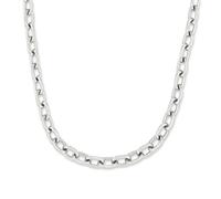 COPENHAGEN STUDIOS Basic Chunky Necklace - silber - Halskette aus poliertem Edelstahl - Gliederkette verstellbar bis 50 cm - wasserfest & hautfreundlich