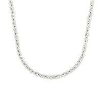COPENHAGEN STUDIOS Basic Chunky Necklace - silber - Halskette aus poliertem Edelstahl - Gliederkette verstellbar bis 45 cm - wasserfest & hautfreundlich