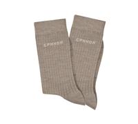 COPENHAGEN STUDIOS Basicsocken Damen 2x beige meliert Gr.39-42