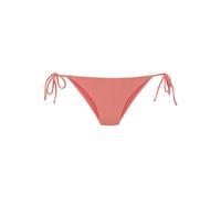 Bikini-Hose COPENHAGEN STUDIOS "Nela", Gr. 40, N-Gr, rot (apricot), Rippware, Recycling-Polyamid, strukturiert, unifarben, Badehosen Bikini-Hose, mit seitlichen Bändern (76127544-40) apricot