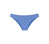 Bikini-Hose COPENHAGEN STUDIOS "Nela", Damen, Gr. 38, N-Gr, blau, Rippware, Recycling-Polyamid, unifarben, strukturiert, Badehosen, in knapper Schnittform (37533209-38) blau