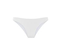 Bikini-Hose COPENHAGEN STUDIOS "Nela", Damen, Gr. 34, N-Gr, weiß, Rippware, Recycling-Polyamid, unifarben, strukturiert, Badehosen, in knapper Schnittform (71071822-34) weiß