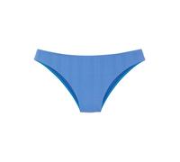 Bikini-Hose COPENHAGEN STUDIOS "Nela", Damen, Gr. 36, N-Gr, blau, Rippware, Recycling-Polyamid, unifarben, strukturiert, Badehosen, in knapper Schnittform (37533209-36) blau