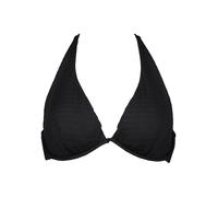 Bügel-Bikini-Top COPENHAGEN STUDIOS "Nela", Damen, Gr. 36, Cup B, schwarz, Rippware, Recycling-Polyamid, unifarben, strukturiert, Bikini-Oberteile, aus modischer Strukturware (49324162-36) schwarz