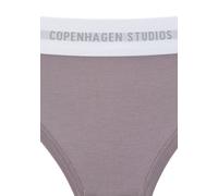 Bikinislip COPENHAGEN STUDIOS, Damen, Gr. XS (34), mauve, Single Jersey, Obermaterial: 50% Modal (TENCEL™), 45% Baumwolle, 5% Elasthan (LYCRA), unifarben mit Farbeinsatz, körpernah, Unterhosen, mit el