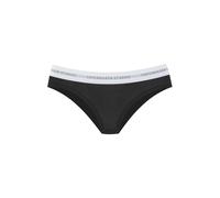Bikinislip COPENHAGEN STUDIOS, Damen, Gr. L (40), schwarz, Single Jersey, Obermaterial: 50% Modal (TENCEL), 45% Baumwolle, 5% Elasthan (LYCRA), unifarben mit Farbeinsatz, körpernah, Unterhosen, mit el