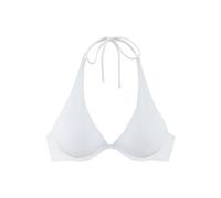 Bügel-Bikini-Top COPENHAGEN STUDIOS "Nela", Damen, Gr. 44, Cup C, weiß, Rippware, Recycling-Polyamid, strukturiert, unifarben, Bikini-Oberteile, aus modischer Strukturware (28771651-44) weiß