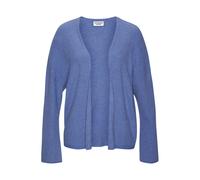 Cardigan COPENHAGEN STUDIOS, Damen, Gr. 40/42, blau, Rippstrick, Obermaterial: 50% Viskose, 28% Polyester, 22% Nylon, unifarben, figurumspielend hüftlang, weit normaler Saum, Strickjacken, aus hochwer