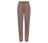 Loungehose COPENHAGEN STUDIOS, Damen, Gr. 40/42, N-Gr, braun, Sweatware, Obermaterial: 54% Modal, 40% Polyester, 6% Elasthan, unifarben, lang, Hosen (46135869-40) braun