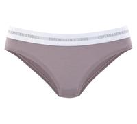 Bikinislip COPENHAGEN STUDIOS, Damen, Gr. XS (34), mauve, Single Jersey, Obermaterial: 50% Modal (TENCEL™), 45% Baumwolle, 5% Elasthan (LYCRA), unifarben mit Farbeinsatz, körpernah, Unterhosen, mit el