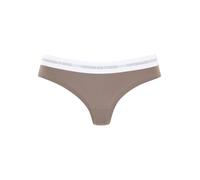 String COPENHAGEN STUDIOS, Damen, Gr. S (36), braun, Single Jersey, Obermaterial: 50% Modal (TENCEL™), 45% Baumwolle, 5% Elasthan (LYCRA), kontrastfarbene Details, unifarben, körpernah, Unterhosen Str