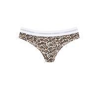String COPENHAGEN STUDIOS, Damen, Gr. XS (34), braun, gemustert, Single Jersey, Obermaterial: 50% Modal (TENCEL™), 45% Baumwolle, 5% Elasthan (LYCRA), gemustert, körpernah, Unterhosen String, mit elas