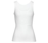 Achseltop COPENHAGEN STUDIOS "mit hochwertiger Logostickerei", Damen, Gr. L (40), N-Gr, weiß, Feinripp, Obermaterial: 96% Baumwolle, 4% Elasthan, bestickt, unifarben, feminin, bequem, tiefer Rundhals,