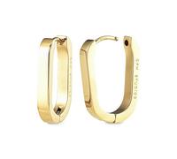 COPENHAGEN STUDIOS Creolen Bold Set - gold - elegante Damenohrringe aus poliertem Edelstahl mit 14K Vergoldung - Klappverschluss - wasserfest & hautfreundlich