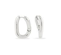Paar Creolen COPENHAGEN STUDIOS "Schmuck Geschenk Edelstahl Ohrring Organics", silber (edelstahlfarben), Ohrringe, Damen, Edelstahl (41214306-0) edelstahlfarben