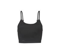 Crop-Top COPENHAGEN STUDIOS, Damen, Gr. S (36/38), schwarz, Obermaterial: 93% Polyamid, 7% Elasthan, unifarben, bauchfrei, Rundhals, Tops, mit integrierten Cups (63525758-S) schwarz