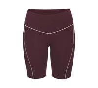 Funktionsshorts COPENHAGEN STUDIOS, Damen, Gr. XS (32/34), N-Gr, weinrot, Trikot, Obermaterial: 78% Polyester, 22% Elasthan, unifarben mit Farbeinsatz, figurbetont ca. Mitte Oberschenkel, Hosen (34221