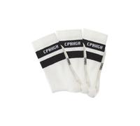 Tennissocken COPENHAGEN STUDIOS, Damen, Gr. 35-38, 3x cream weiß, Baumwollmischung, unifarben, elastisch, Socken, mit Streifendesign und Vollfrottee (58704955-35) 3x cream weiß