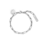 Copenhagen STUDIOS Damen Armband aus Edelstahl mit Logotags | Wasserfest, hautfreundlich, Länge 21 cm, Karabinerverschluss, Alltagstauglich