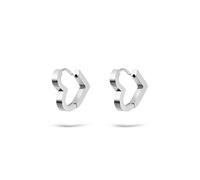 Copenhagen STUDIOS Damen Creolen aus Edelstahl mit Infinity-Element | Wasserfest, hautfreundlich, Länge 15 cm, Klappverschluss, Alltagstauglich