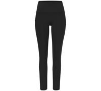 Funktionsleggings COPENHAGEN STUDIOS, Damen, Gr. XL (48/50), N-Gr, schwarz, Obermaterial: 78% Polyester, 22% Elasthan, Mesh, bedruckt, unifarben, figurbetont normal, Hosen, mit Mesh-Einsatz und Handyt