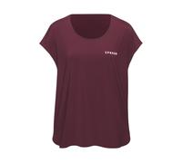 Funktionsshirt COPENHAGEN STUDIOS, Damen, Gr. S (36/38), weinrot, Trikot, Obermaterial: 88% Polyamid, 12% Elasthan, unifarben mit Farbeinsatz, figurumspielend hüftlang, Rundhals, weit, Shirts (1983242