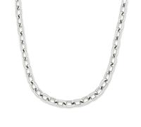 Copenhagen STUDIOS Basic Chunky Necklace - silber - Halskette aus poliertem Edelstahl - Gliederkette verstellbar bis 50 cm - wasserfest & hautfreundlich
