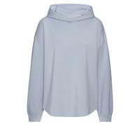 Kapuzenpullover COPENHAGEN STUDIOS, Damen, Gr. 32/34, blau (hellblau), Sweatware, Obermaterial: 54% Modal, 40% Polyester, 6% Elasthan, unifarben, casual, bequem hüftbedeckend, Langarm Bündchen, Pullov