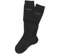 Kniestrümpfe COPENHAGEN STUDIOS, Herren, Gr. 43-46, 2x schwarz, Wolle, unifarben, elastisch, Socken, mit weicher wärmender Wolle (11843640-43) 2x schwarz