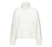 Langarmshirt COPENHAGEN STUDIOS, Damen, Gr. 44/46, weiß (wollweiß), Sweatware, Obermaterial: 54% Modal, 40% Polyester, 6% Elasthan, unifarben, casual, bequem hüftlang, ohne Ausschnitt, Langarm elastis