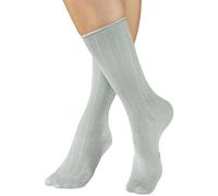 COPENHAGEN STUDIOS Langsocken Damen 2x grau Gr.39/42