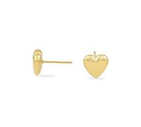 COPENHAGEN STUDIOS Ohrstecker Balloon Hearts – Edelstahl, 14K vergoldet, gold, wasserfest für Damen