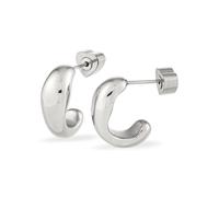 Paar Creolen COPENHAGEN STUDIOS "Schmuck Geschenk Edelstahl Ohrring Organics", edelstahlfarben, Ohrringe, Damen, Edelstahl (98426712-0) edelstahlfarben