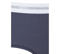 Panty COPENHAGEN STUDIOS, Damen, Gr. S (36), navy, Single Jersey, Obermaterial: 50% Modal (TENCEL™), 45% Baumwolle, 5% Elasthan (LYCRA), unifarben mit Farbeinsatz, körpernah, Unterhosen, mit weichem L