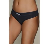 String COPENHAGEN STUDIOS "mit Logodruck am Bund", Damen, Gr. M (38), schwarz, Single Jersey, Obermaterial: 95% Baumwolle, 5% Elasthan (LYCRA), unifarben mit Farbeinsatz, körpernah, Unterhosen String,